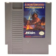 Iron Sword Wizards Warriors Classic NES Nintendo Game Cartridge Cleaned Tested