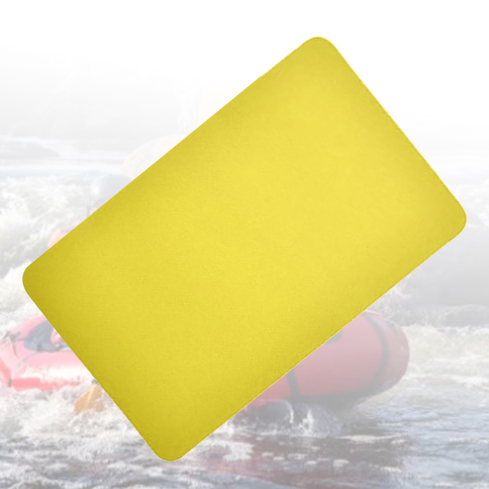 (Yellow) 2PCS Boat Repair Patch Kit Inflatable Boat Repair Patch PVC BJ