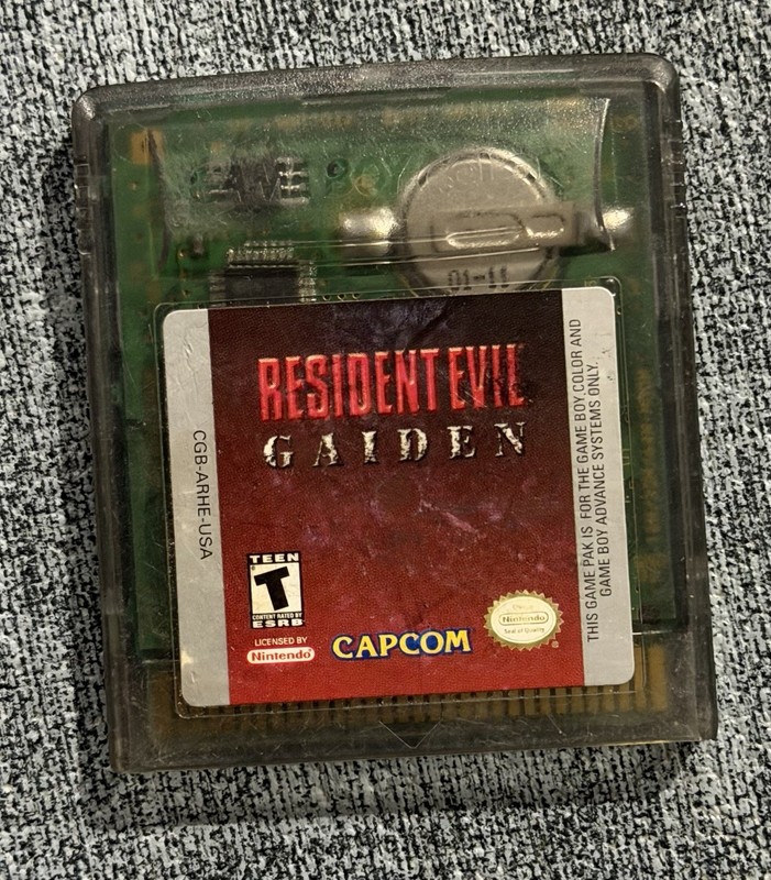 Capcom Resident Evil Gaiden - Nintendo Game Boy Color GBC, T, NTSC-U/C