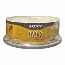 SONY   DVD-R   25 Pack 120 min   New  Sealed