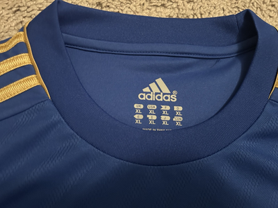 Chelsea FC 12/13 Jersey Men's XL Adidas Blue Gold Europa League