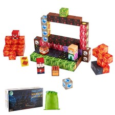 Uimoso Magnetic Building Blocks 100 PCS Dark Castle Set STEM Educational Toys