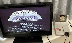 NES ~ RAINBOW ISLAND'S Story BUBBLE BOBBLE 2 Nintendo NES-64-AUS Cart Only Pal A