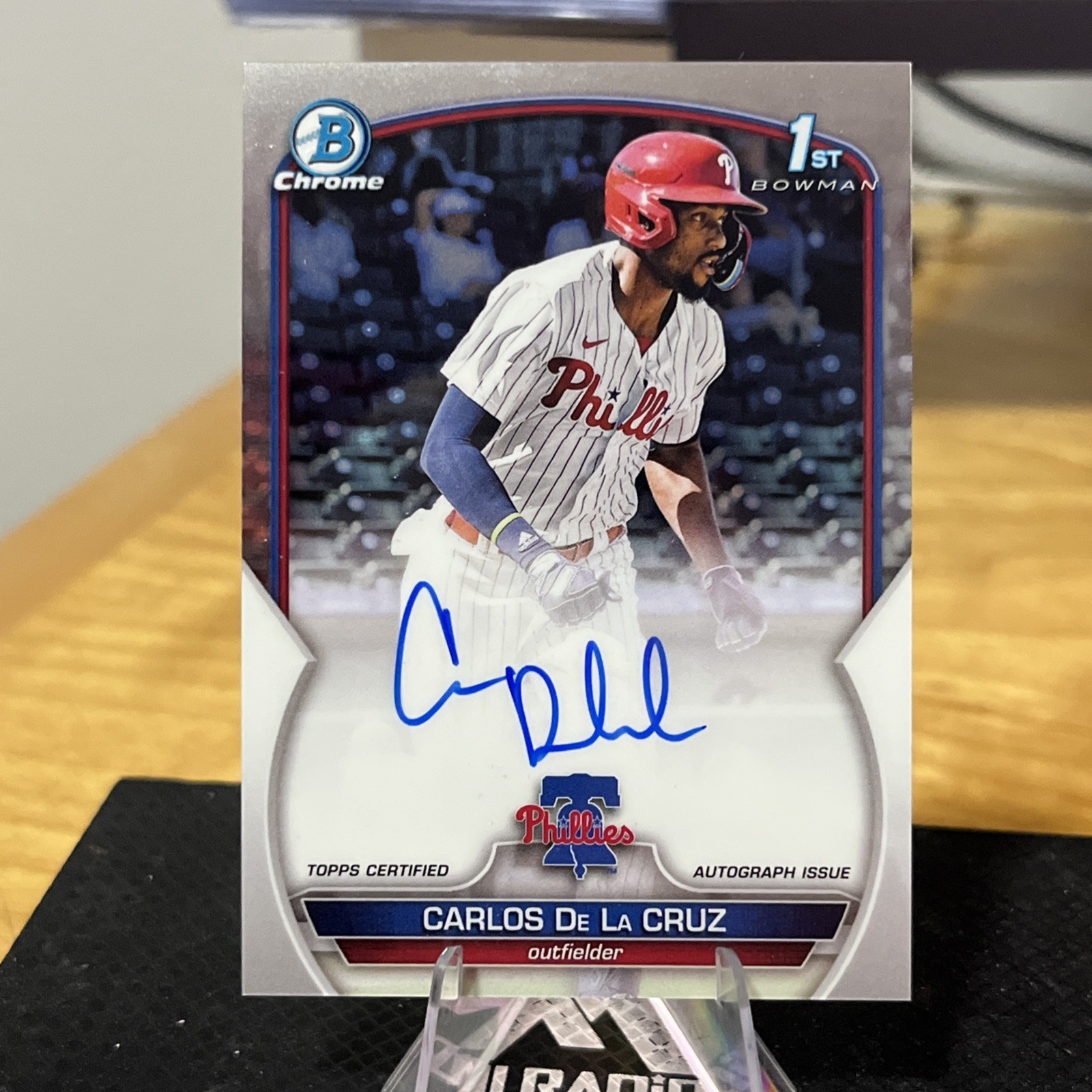 2023 Bowman Chrome Carlos De La Cruz Auto 1st #CPA-CDC Phillies