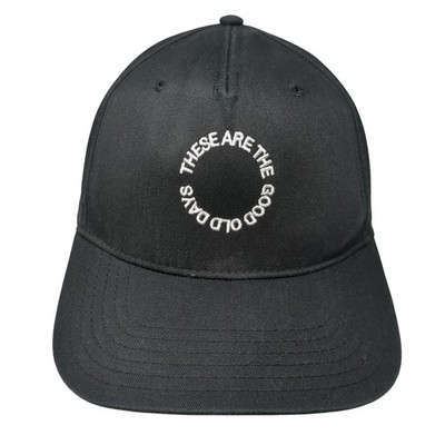 These Are The Good Old Days Snapback 5 Panel Cap Black One Size Adjustable Otto