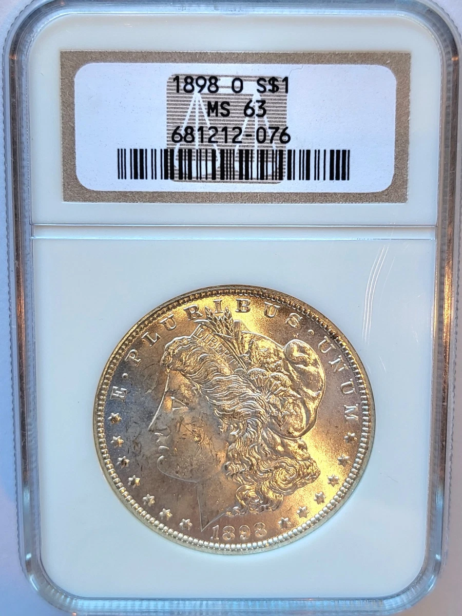 MS 63 Graded 1898 Year Morgan US Dollars (1878-1921) for sale | eBay