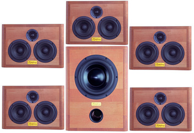 Symphony Loudspeakers Heimkino 5.1 Set Massivholz Lautsprecher