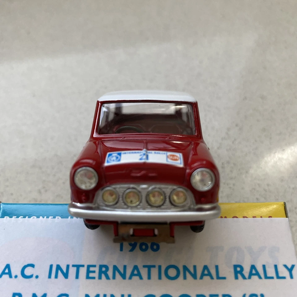 Corgi Toys 333 RAC INTERNATIONAL RALLY 1966 BMC MINI COOPER S 2024 Members Club - Image 3 of 4