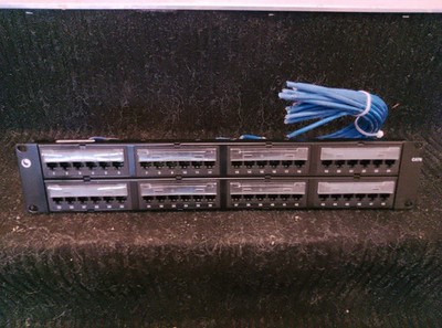 CommScope 760180059 Panel Module 48 Port Server Rack Cat5 Cat6 Cabinet Mount IT
