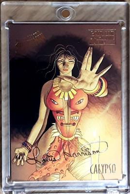 1995 Ultra Spider-Man Gold Signature Card 10 CALYPSO.