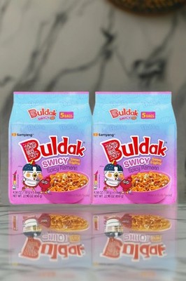 10 Pack - Samyang Buldak Swicy Sweet & Spicy Chicken Ramen 4.58 oz
