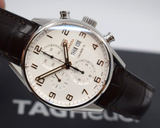 £6700 tag heuer carrera daydate model cv2a1ac box papers 1yr gtee   2019 yr