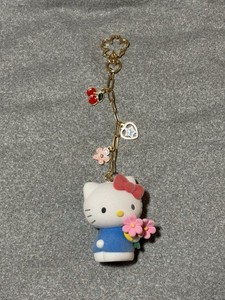 Hello Kitty Clip-On Keychain Charm, Plastic & Metal, Multicolor