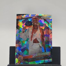 2025 Panini Prizm WNBA #150 Saniya Rivers Ice Prizms RC