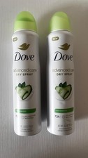 Dove Advanced Care Dry Spray 3.8 OZ 107g  PACK OF 2 