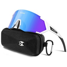 Sports Polarized Sunglasses UV Protection Wrap Around for Men Women Cycling