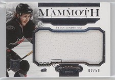 2013-14 Panini Dominion Mammoth Jersey 2/50 Elias Lindholm #M-ELI 9oa