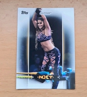 WWE Topps 2017 Card ALIYAH / Wrestling Diva Karte # R-1