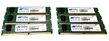 Lot of 6x TRICOR 2GB DDR3 VLP MINI-UDIMM ECC 244 Pin TRG7256U64F9333G0-NYIP