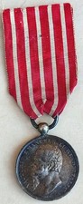 MEDAGLIA VITTORIO EMANUELE II RE D'ITALIA GUERRA D'INDIPENDENZA CANZANI 1860