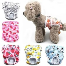 Female Pet Dog Pants Heat In Season Menstrual Sanitary Nappy Diaper Underwear
