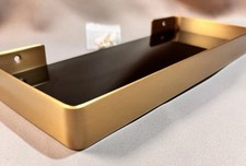 Gold Vanity Tray Mirrored Perfume Organizer Bathroom Countertop Decor 12 New