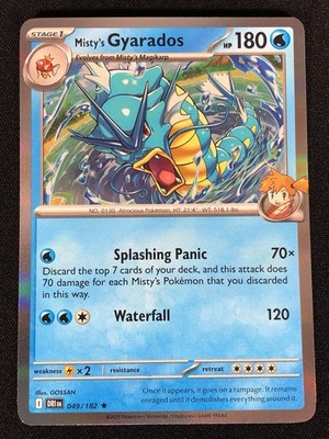 Pokemon Misty's Gyarados 049/182 Holo (NM)