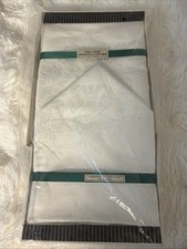 Vtg Mid Century Pure Linen Damask Ireland Tablecloth And Napkins New In Package