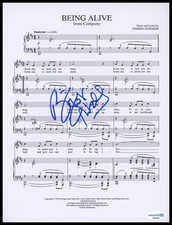 Brian Stokes Mitchell "Company" AUTOGRAPH Signed 'Being Alive' Sheet Music ACOA