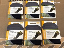 NSPIRE Size Small Low Cut Sport Socks (6 Pair) New
