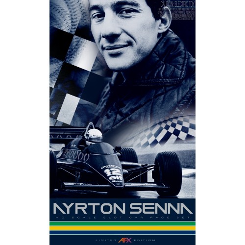 Cadeau idéal AFX Racing Ayrton Senna Limited Edition, coffret collector pour passionnés de F1