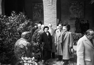 Andre Marie inaugurating Bourdelle Museum Paris October 30 1951 Old Photo 1