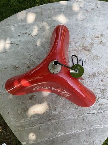 Coca Cola Deckenlampe 70er Glas Vintage Rare Reklame - Imagen 2 de 7