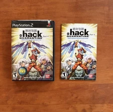 .hack Quarantine Part 4 (PlayStation 2, PS2) MINT Case & Manual Only w/ Reg Card