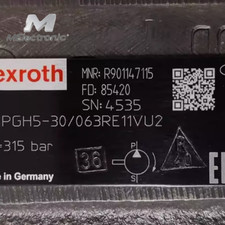 1Pcs NEW REXROTH R901147115 PGH5-3X/063RE11VU2 Internal gear pump Fast delivery