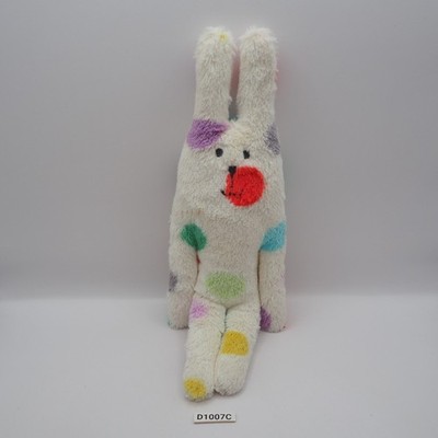D1007C Craftholic Rabbit RAB Plush 10'' Stuffed Toy Doll Japan