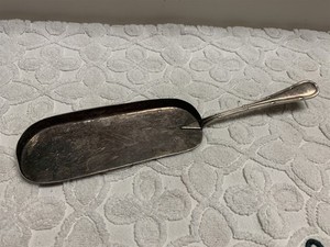 Antique Silverplated Crumb Catcher 