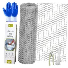  Chicken Wire Fencing, 16.5 Inch x 40 Feet 16.5 x 480 Inches-0.6 Inch Mesh 0.73 per foot