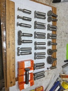 35 Used/NEW Woodruff Keyway Key Seat Cutters EXCELLENT CONDITION PLEASE SEE PIC