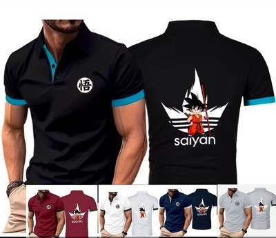 Goku Polo T-Shirt Für Kinder Kurzarm Print Dragon Ball Sport Freizeit Repro