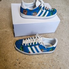 Womens Blue Gazelle Og W Farm Pineapple Flower Size UK 3.5
