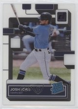 2022 Panini Chronicles Clearly Donruss Purple /25 Josh Lowe #65 0c2