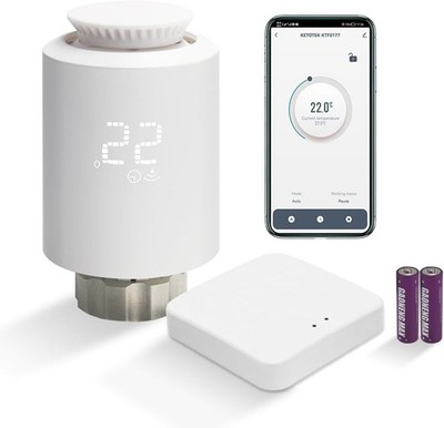 Smartes Heizkörperthermostat Set mit Zigbee Gateway WiFi Starter Kit