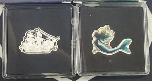 *LOT OF 2* Pan Silver Art Bars - 5 grams .999 Fine Silver Each