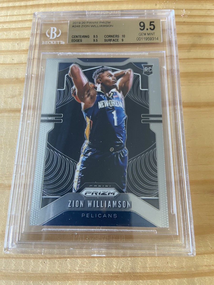 その他 BGS 9.5 PANINI PRIZM ZION WILLIAMSON RC 2019-20 Panini Prizm Zion Williamson RC #248 BGS 9.5 GEM MINT . | eBay
