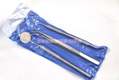 New German Grade 90 Instruments Basic Dental Set Mirror Explorer College plier