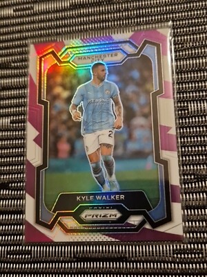 2023-24 Panini Prizm Kyle Walker Purple White Stripe Prizm /92 Manchester City
