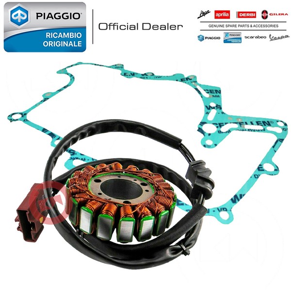 Stator Magnet Schwungrad + Originaldichtung Piaggio X9 Evolution 500 2006-07-image