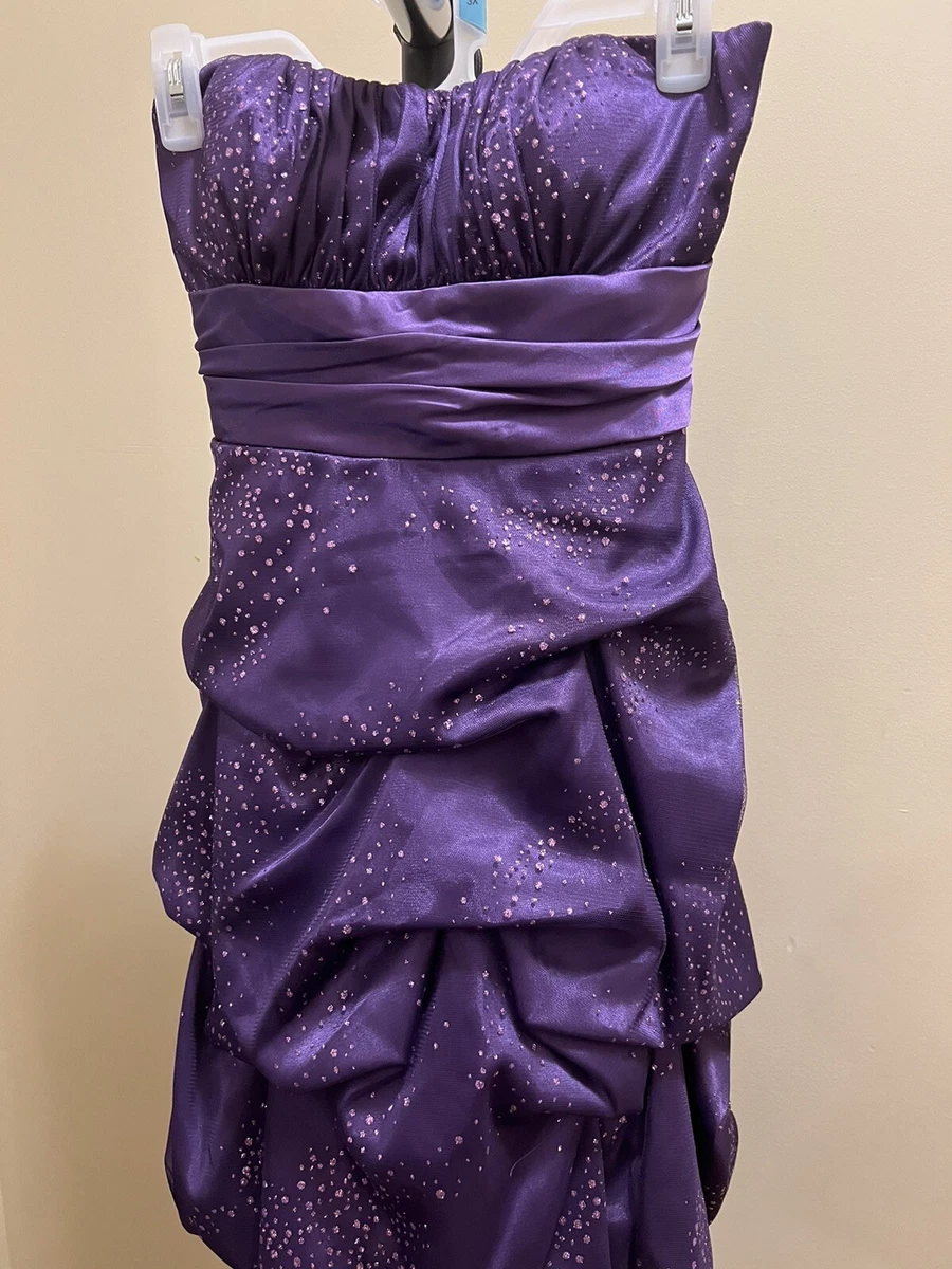 Purple dress shop size 6
