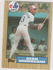 1987 TOPPS HERM WINNINGHAM #141